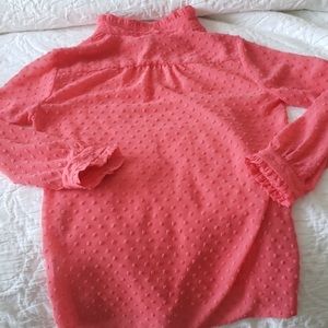 NWOT J Crew High Neck Blouse